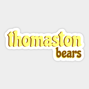 Thomaston CT Bears Sticker